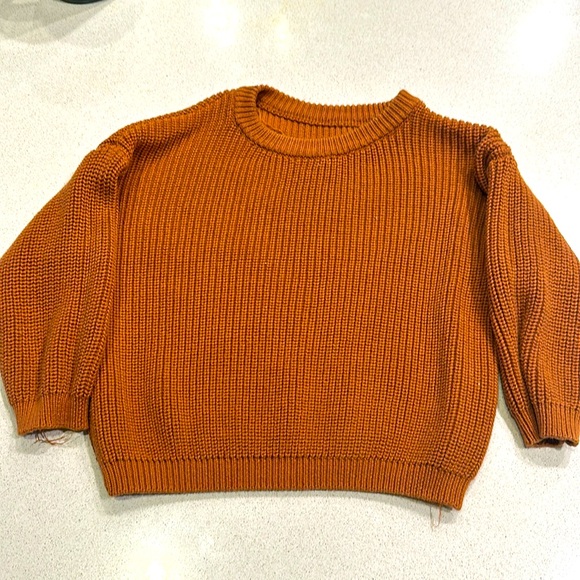 Knit sweater Burnt orange - Picture 1 of 3
